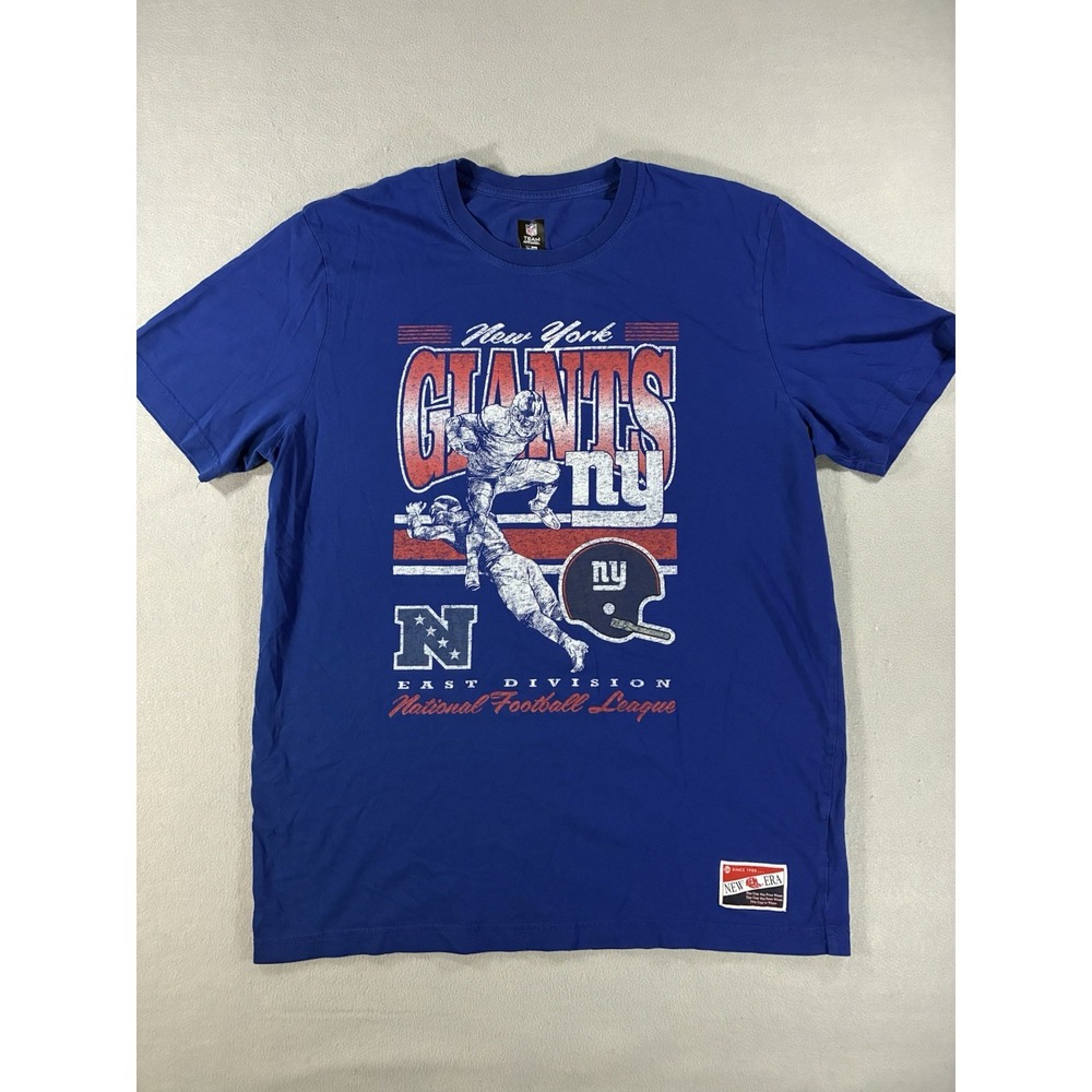 NY Giants NFL Team X New Era Division Champs Graphic Tshirt. Men's Size XL